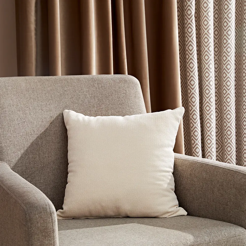 Подушка Berta 40x40 см цвет молочный 88477380 STLM-2187215 SEASONS  - Вид №3