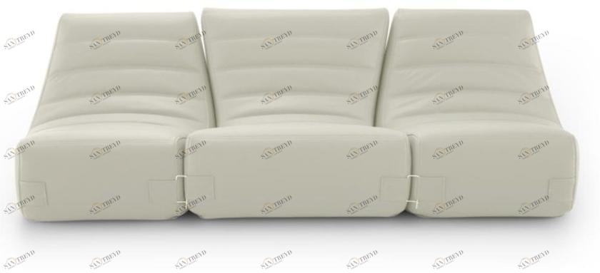 Ligne Roset 3-х местный модульный садовый диван из ткани Saparella 18053005