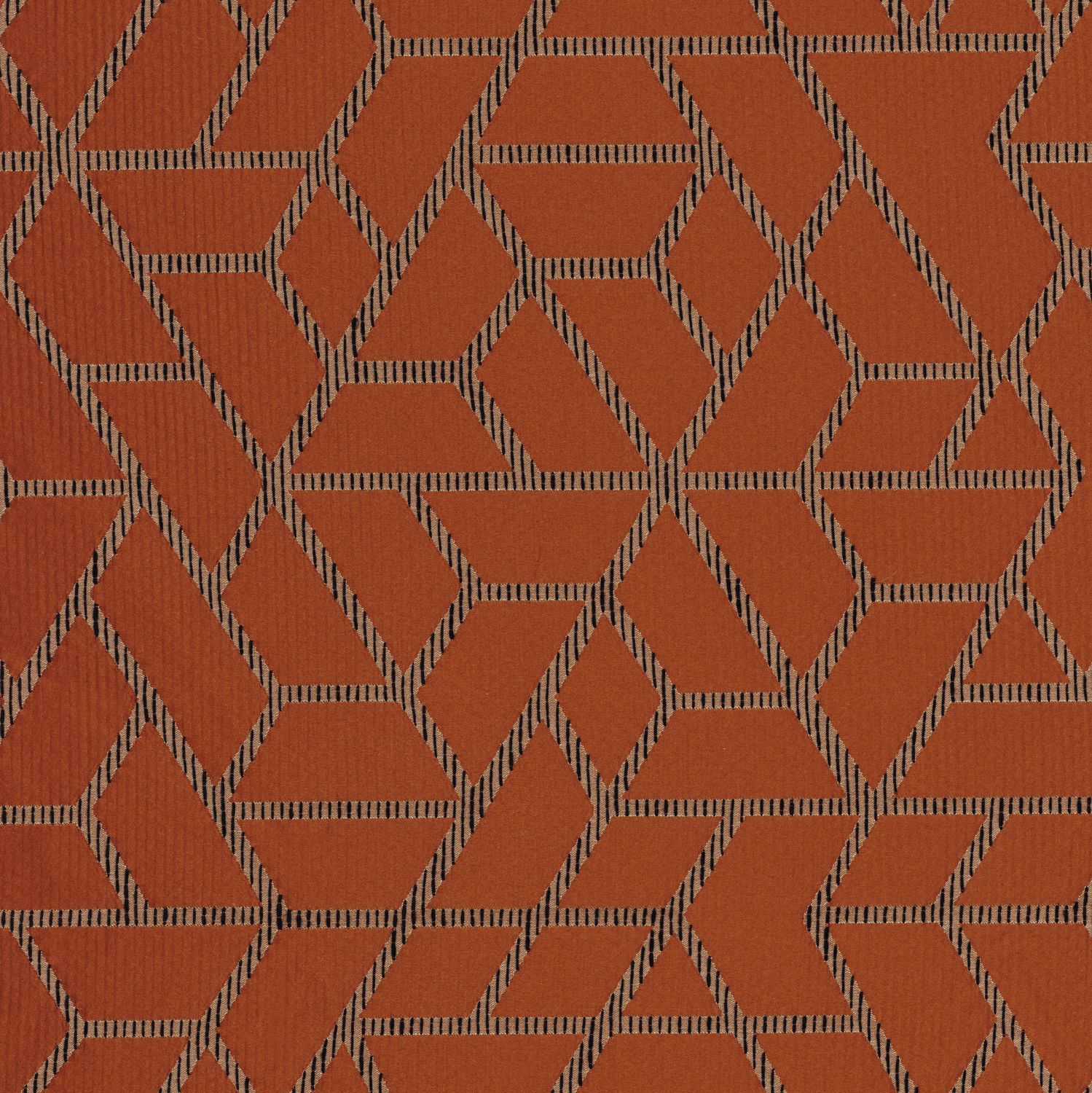 Жаккардовая ткань с графическим рисунком Casamance Avant première ARCH-00024828 - Вид №6