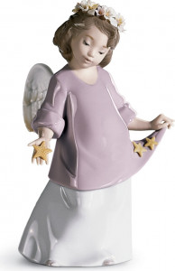 10669096 LLADRO Фигурка Lladro "Небесные звезды" 12х19см Фарфор