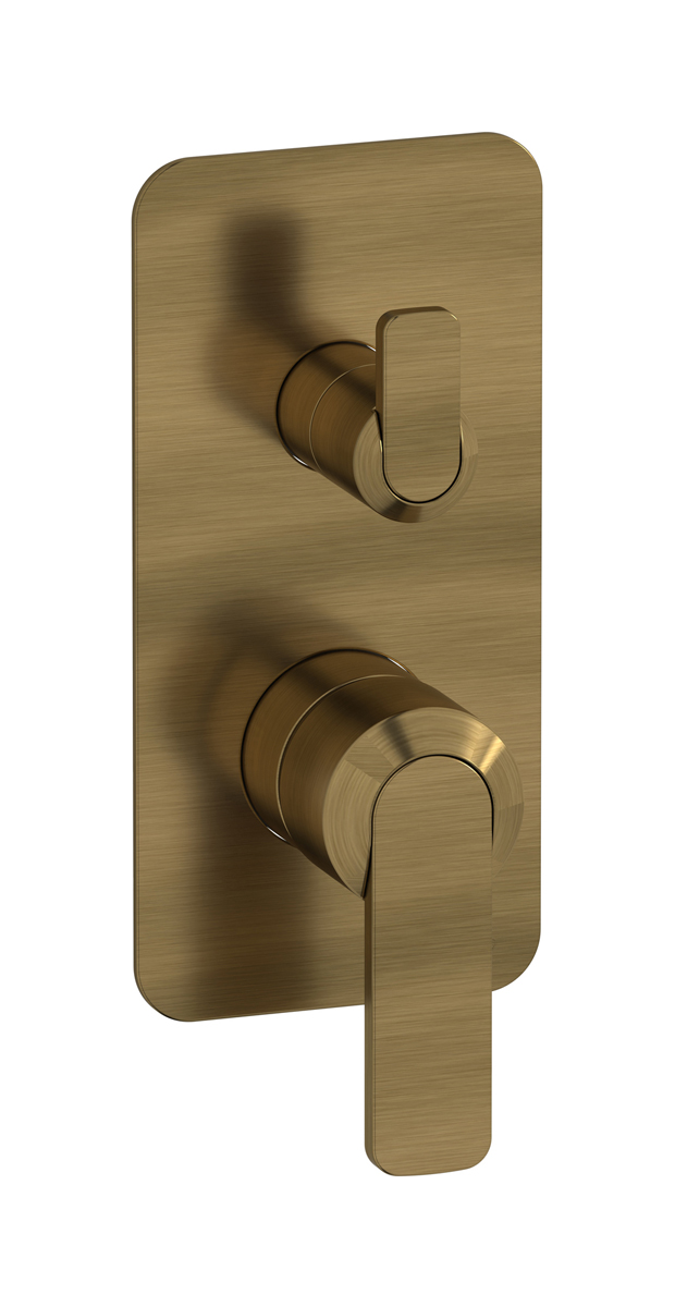 Внешние части встроенного в стену смесителя на 3 потребителя WE ARE IB c6312mb Modern Bronze C-67