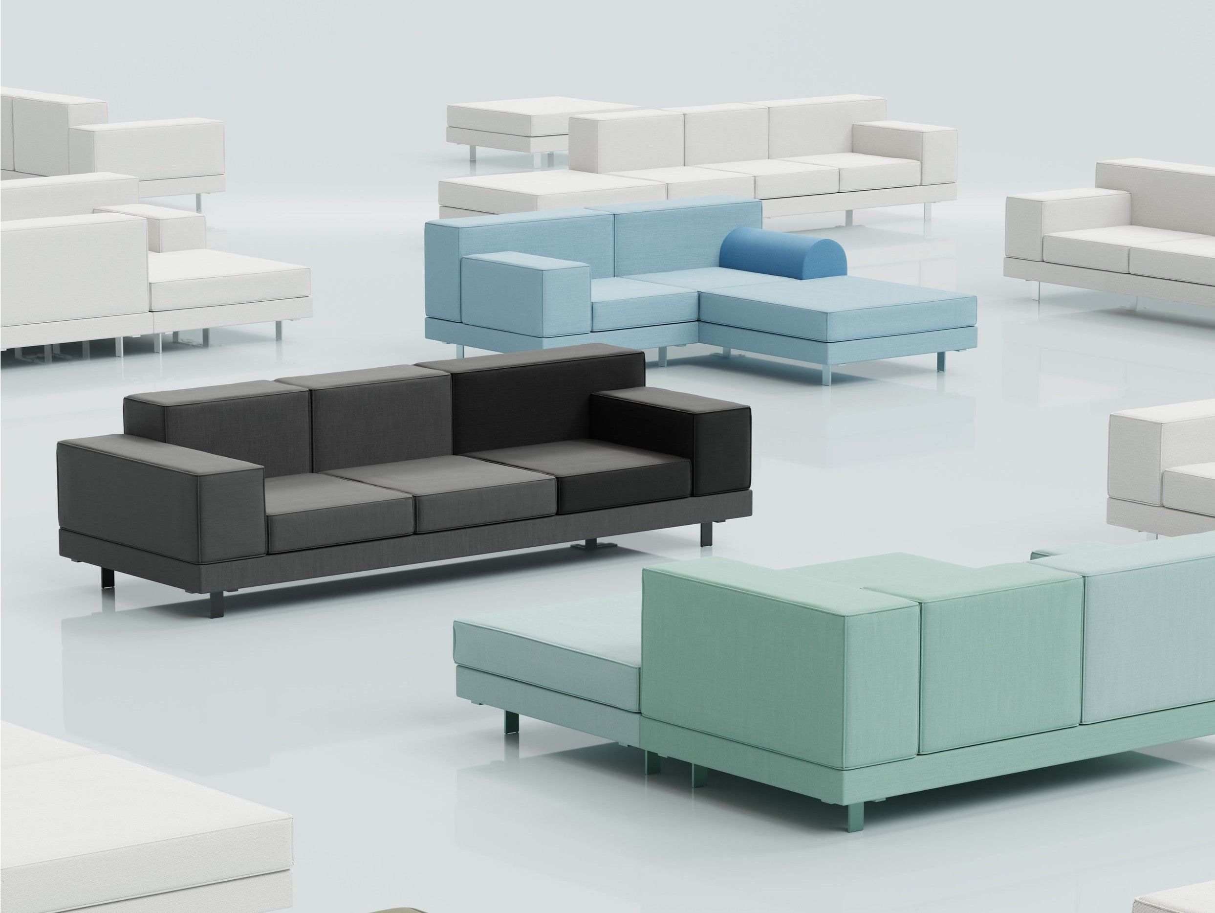 Ткань диван Branca Lisboa STEREO ARCH-00064688 - Вид №1