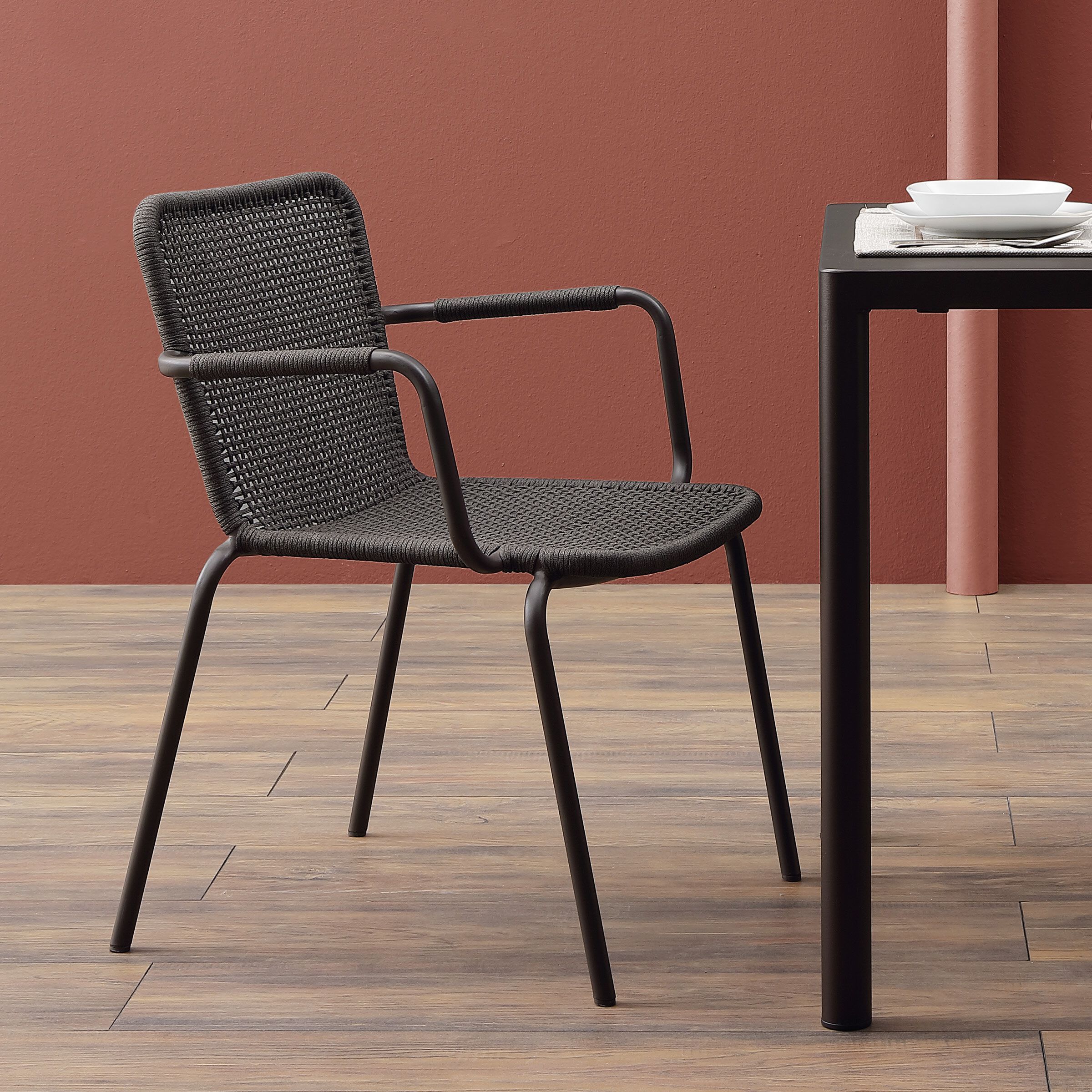 Штабелируемый садовый стул из полипропилена VELTHA® AURORA ARCH-00105184 - Вид №3