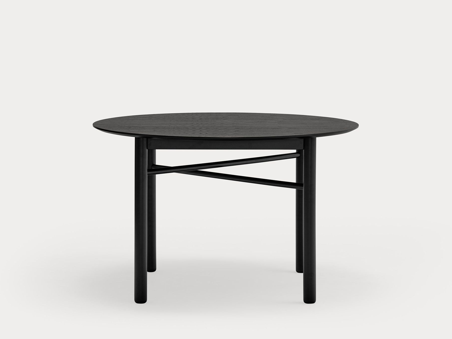 Круглый стол из шпона и каучукового дерева TEULAT Junco ARCH-00046431 - Вид №1