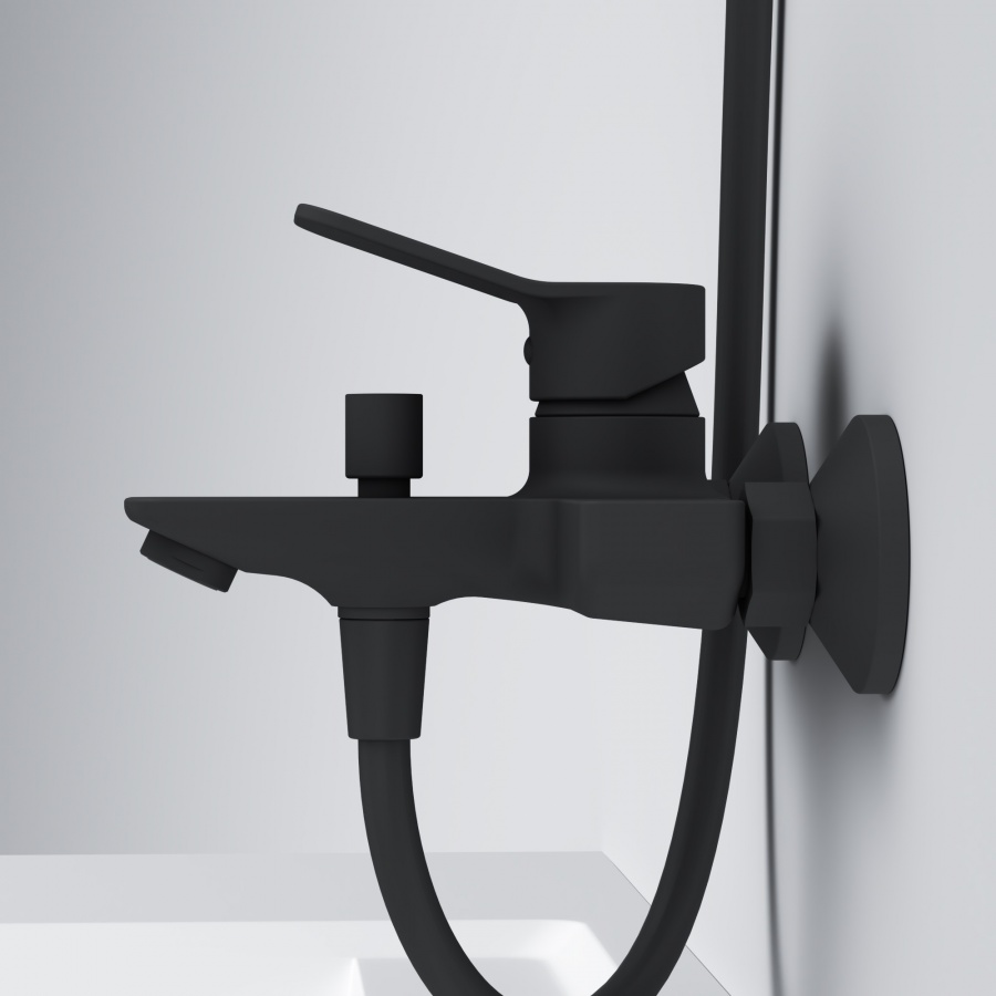 F85A10022 смеситель для ванна/душа черный шт. AM.PM X-Joy  - Вид №3