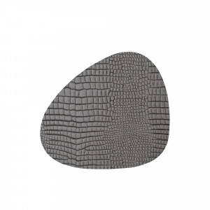 9885 CROCO silver-black подстаканник фигурный 11x13 см, толщина 2мм;LIND DNA