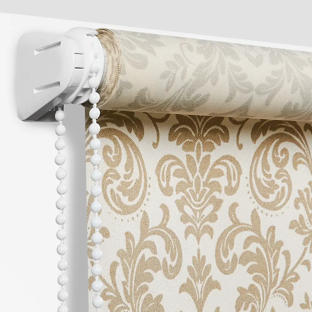 Штора рулонная Legrand Дамаск 40x175 см экрю DOMLEGRAND STLM-2039877 - Вид №1