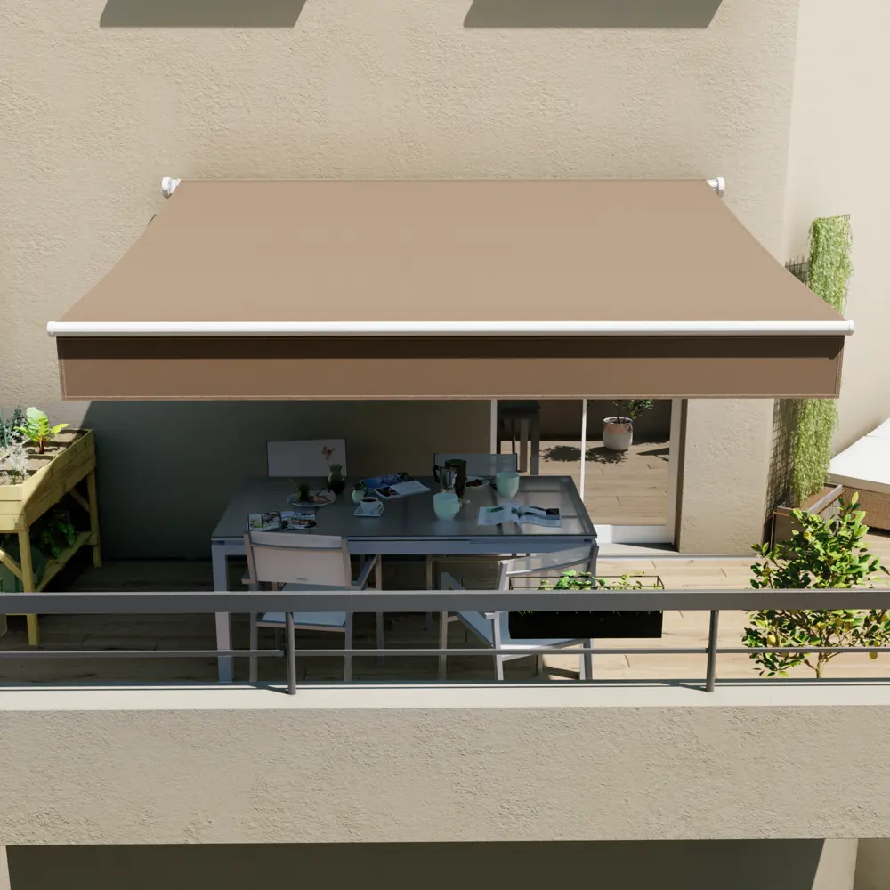 Маркиза механическая Naterial Calima 4x3м цвет серый STLM-2044871 - Вид №10