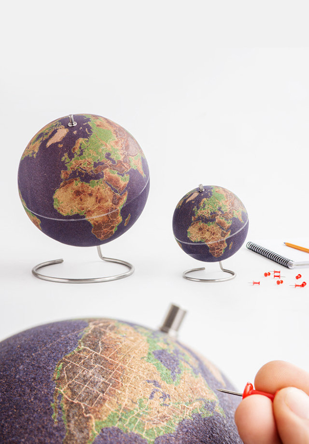 Глобус цветной Colour малый SUCK UK SKCORKGLOBE4 - Вид №8