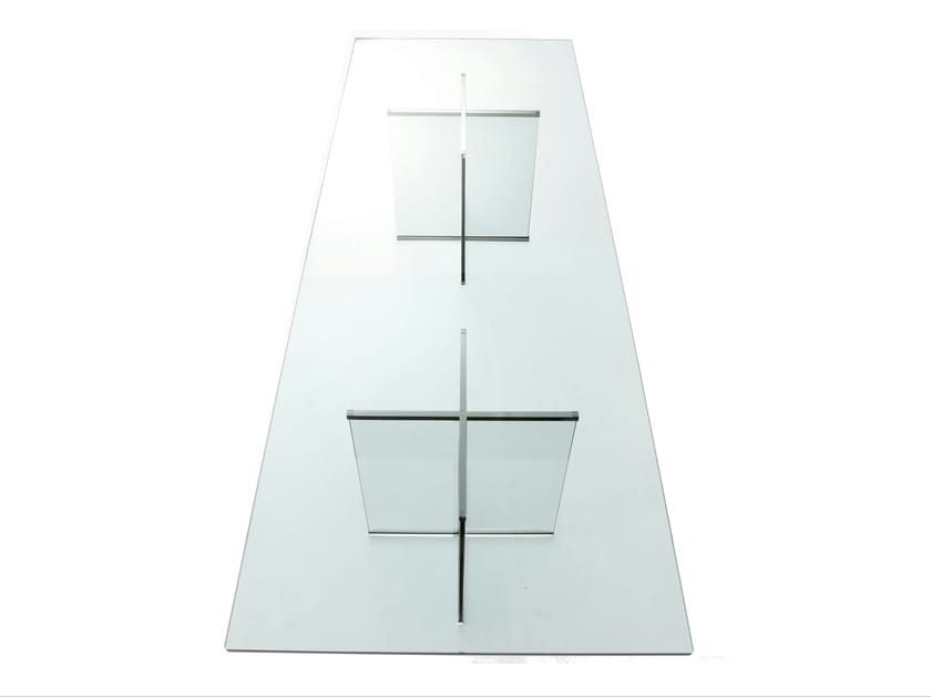 Прямоугольный стол для собраний из хрусталя Gallotti&Radice EROS ARCH-00034576