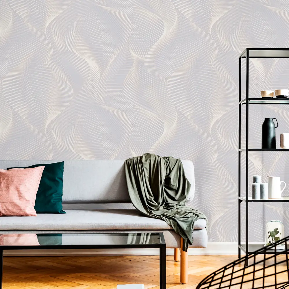 Обои флизелиновые Elysium Вейв белые 1.06 м Е202100 STLM-2085938 - Вид №2