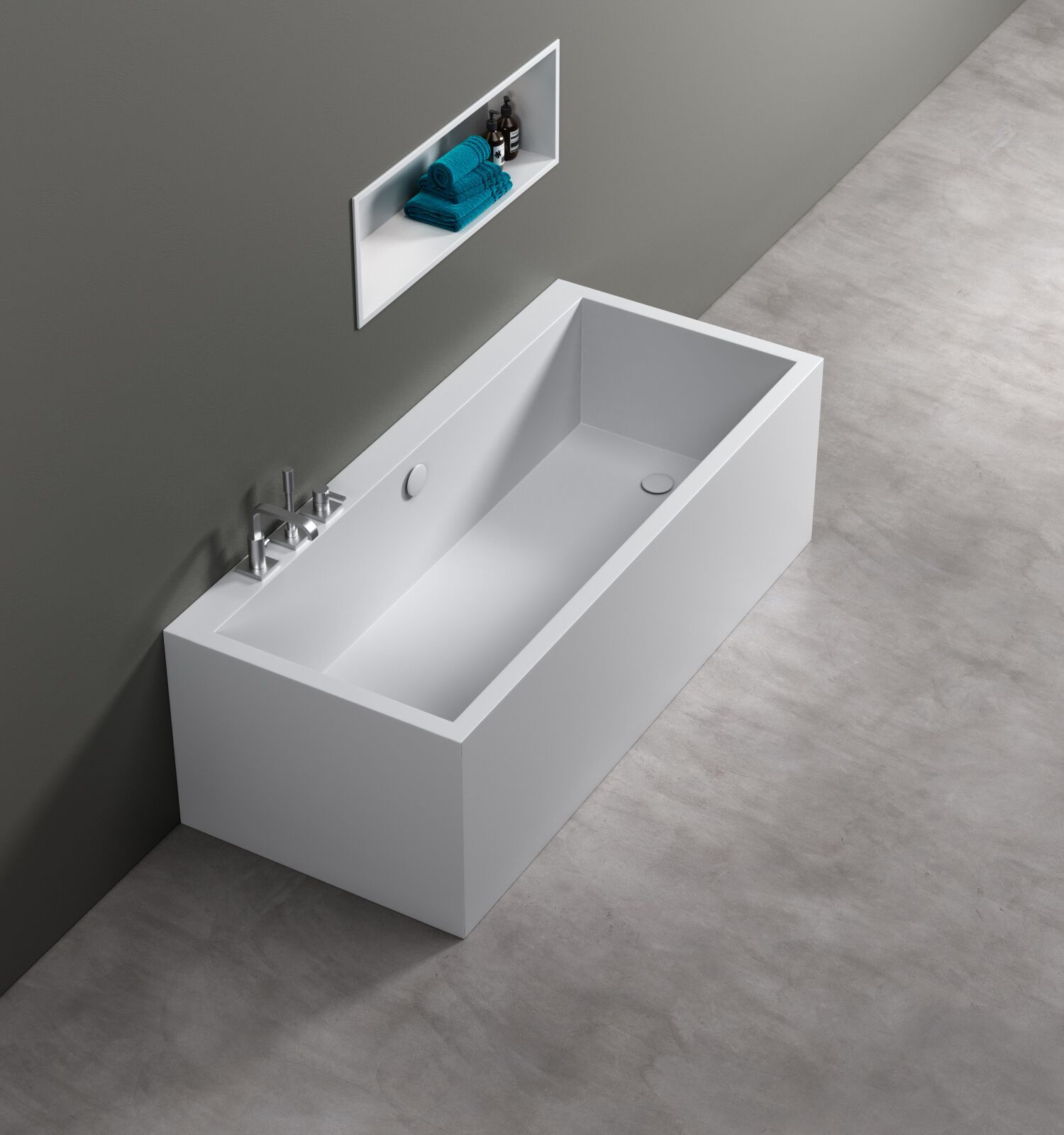 Прямоугольная ванна Corian® Acquapazza Corian ® elements ARCH-00096211 - Вид №1