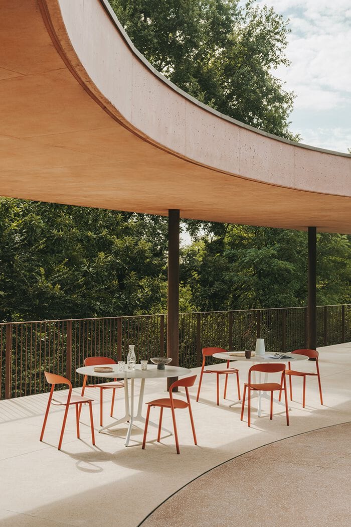 Круглый садовый стол HPL Lapalma TRAIL OUTDOOR ARCH-00064579 - Вид №4