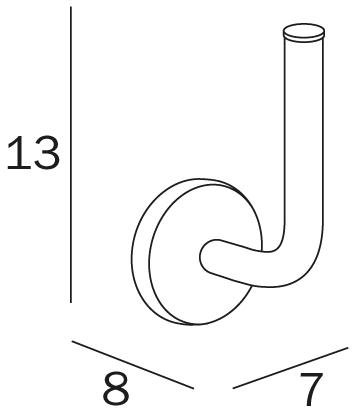 INDA® Держатель запасного рулона Colorella A23280 - Вид №1