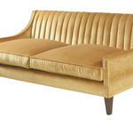 LU031E Диван Hockney с рифленой спинкой ijlbrown  - Вид №2