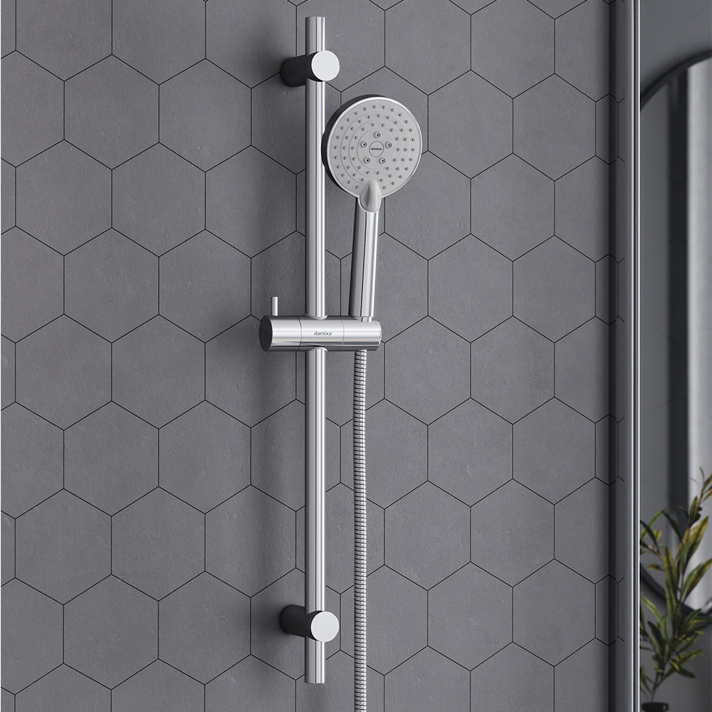 409007700 набор 3 в 1: смес. д/умывальника смес. для ванны/душа душ. комплект Damixa Origin Bit  - Вид №4