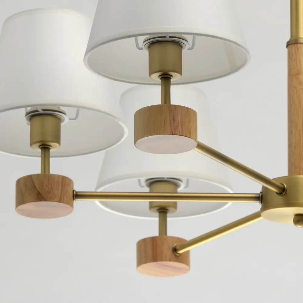 Люстра потолочная «Форест», 6 ламп, 12 м², цвет золото MW-Light STLM-2176876 - Вид №5