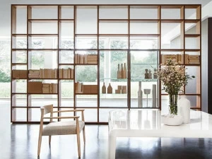 Porro Модульный открытый книжный шкаф из эвкалипта System