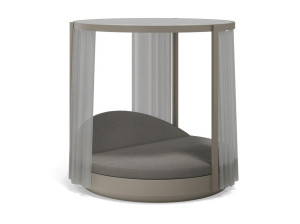 Круглая Садовая кровать с балдахином