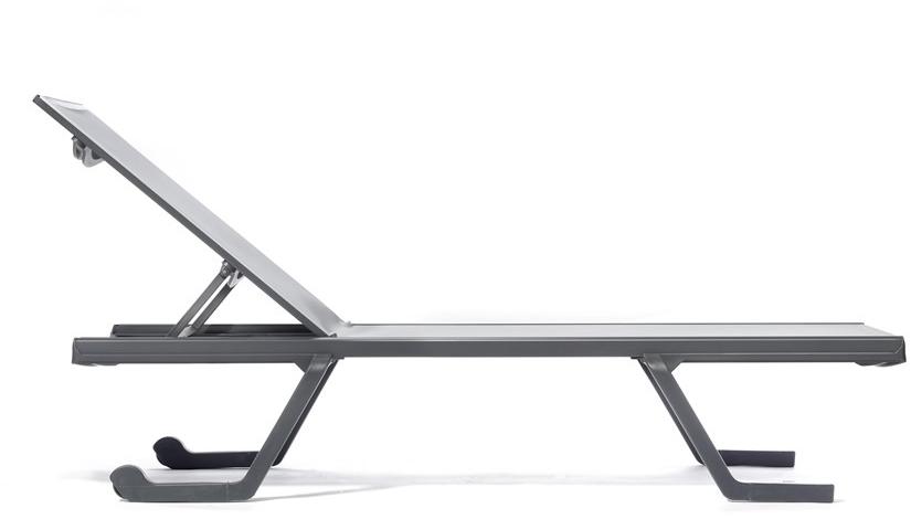 GABER Садовый шезлонг штабелируемый из сетки на колесиках sun-id-1384578 - Вид №3