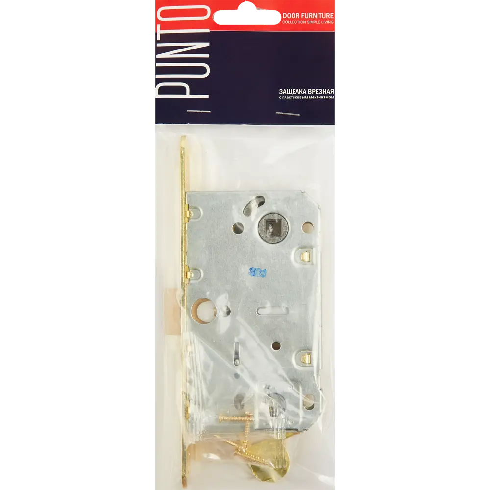 Защёлка под фиксатор 50-96 196x195x18 мм цвет золото PUNTO STLM-2056462 - Вид №2