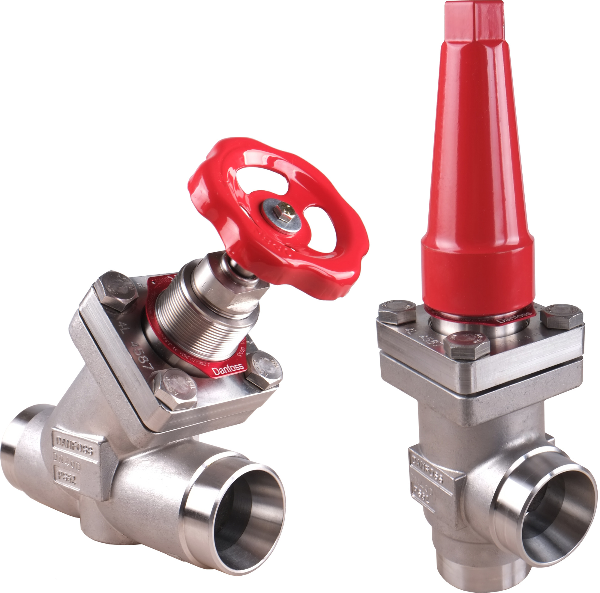 Danfoss SVA-S SS — запорные клапаны со стандартным штоком из нержавеющей стали SVA-S SS 40 D STR H-WHEEL Запорный клап 148B5648  - Вид №4