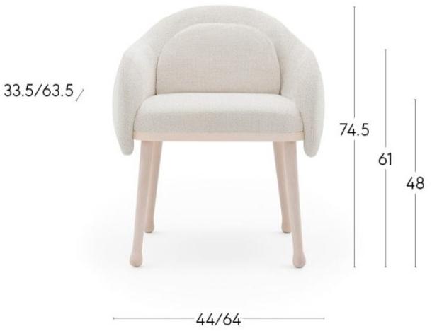 Billiani Кресло с подлокотниками Corolla 270 - Вид №5