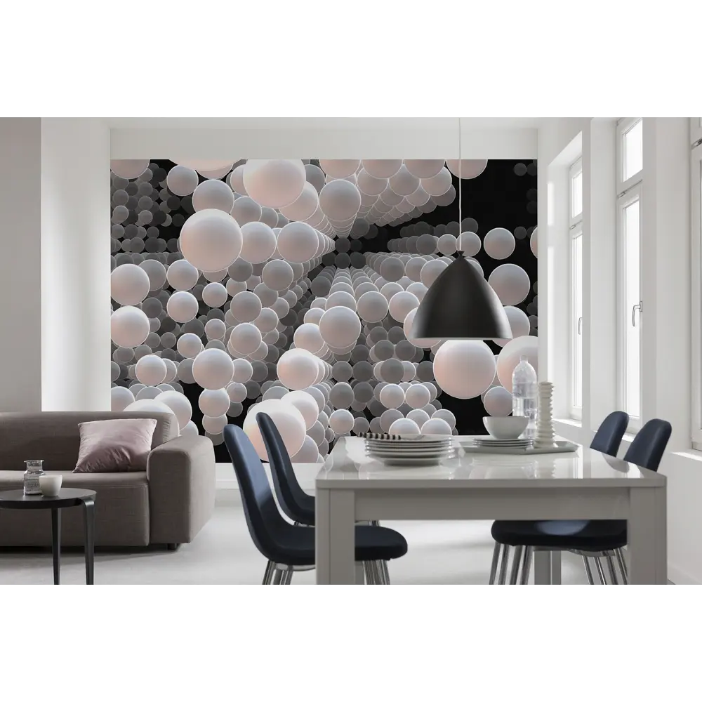 Фотообои «Сферы: 3D» бумажные 368x254 см 8-880 Komar STLM-2192252 - Вид №2
