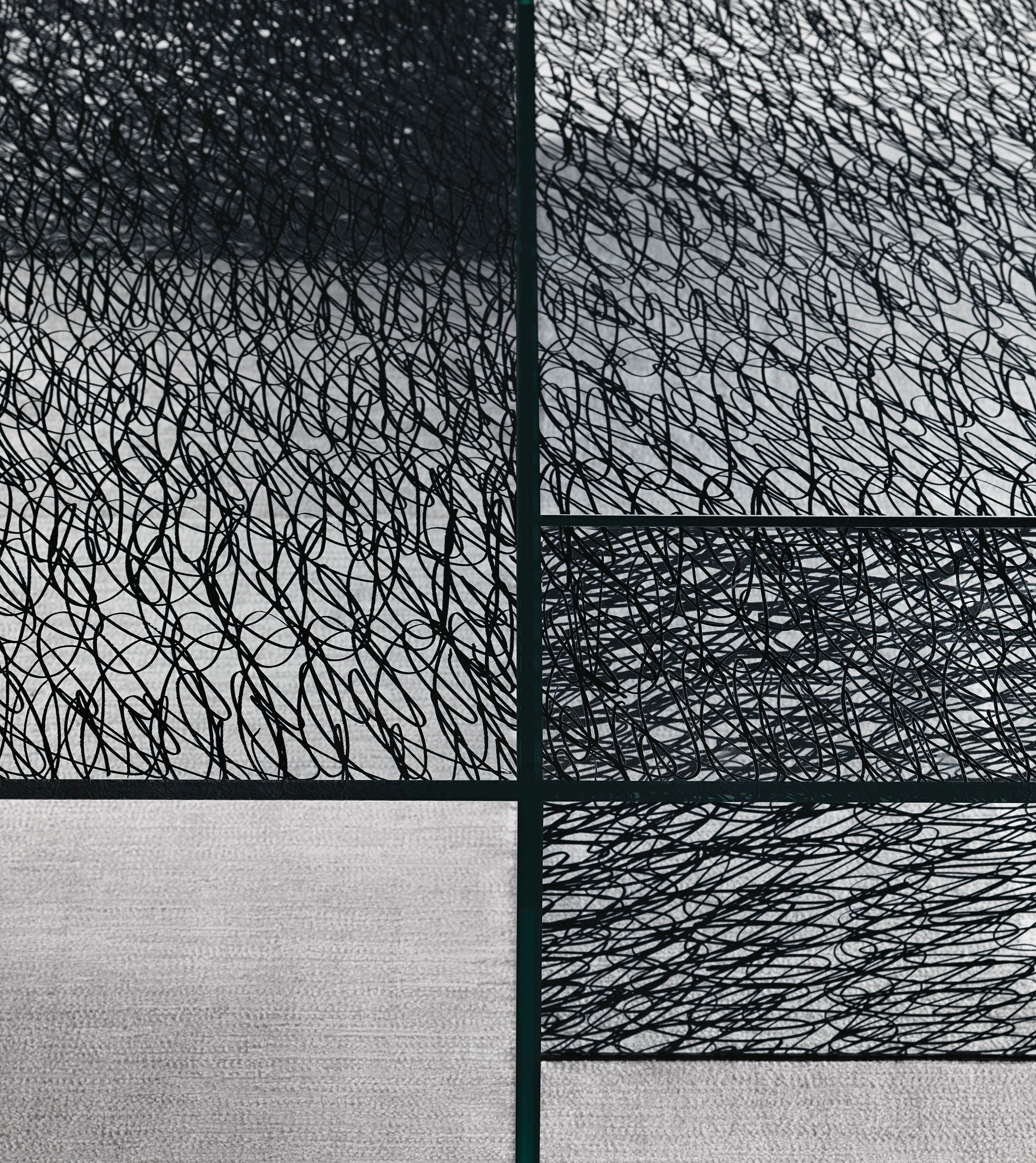 Квадратный стеклянный журнальный столик Tonelli Design Секстант ARCH-00128247 - Вид №1