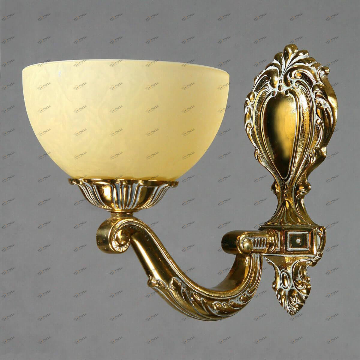 Бра настенное желтое Ambiente Tenerife 02166/1 WP AMBIENTE TENERIFE 00-3927921 Желтый 