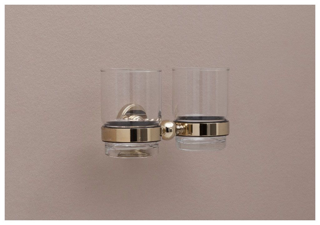 Стакан Aquanet 4684D, золото (двойной) 4600 - Вид №1