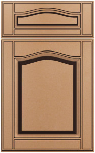 Фасады для кухни Патина Фрезеровка «Оксфорд» Лён золотистый №229 SIST2064-227