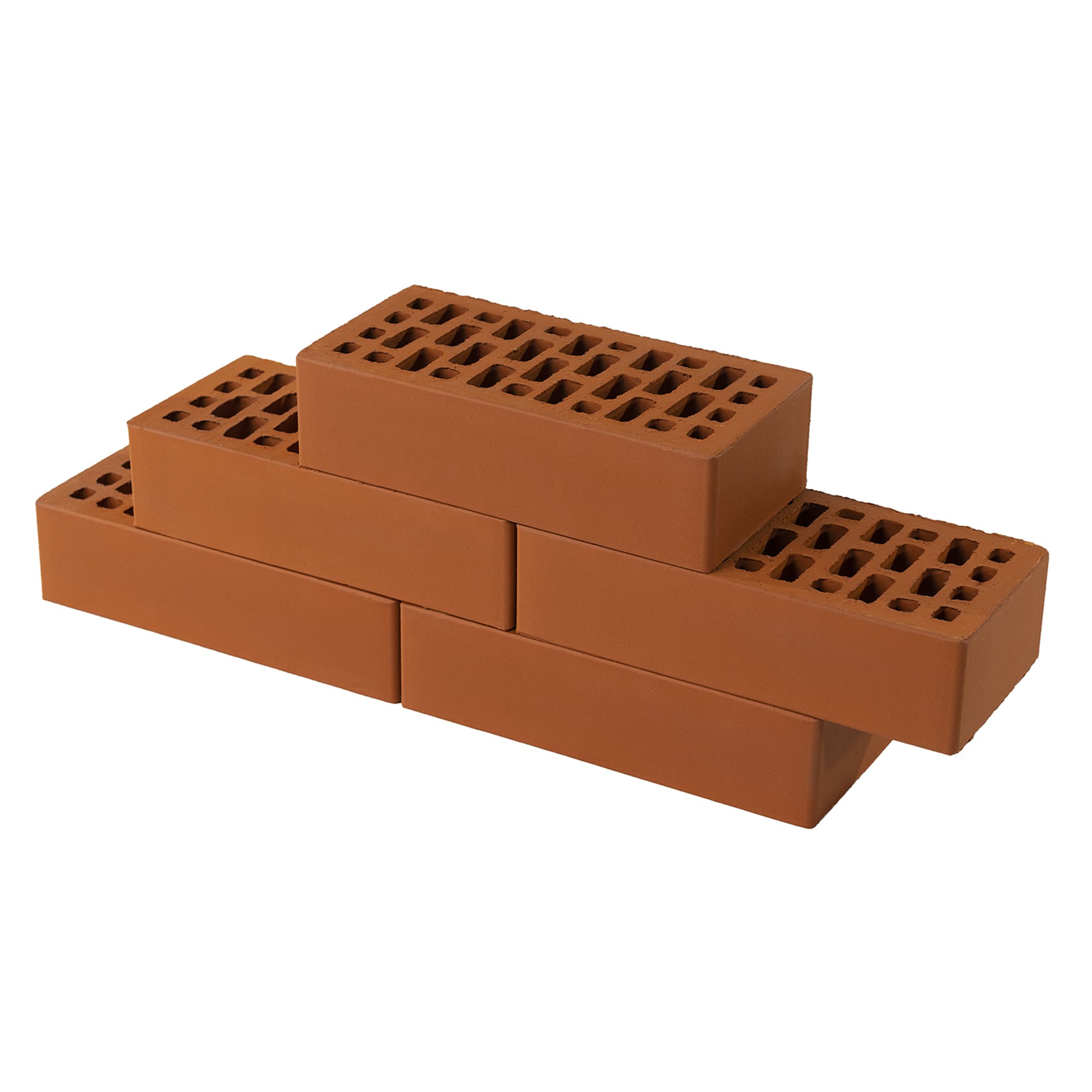 12643978 Кирпич облицовочный M150 красный 250х120х65 мм 1 НФ Santreyd  - Вид №1