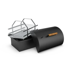 Коптильня Smoky Lux 55 Black 55х36х40 см сталь черный