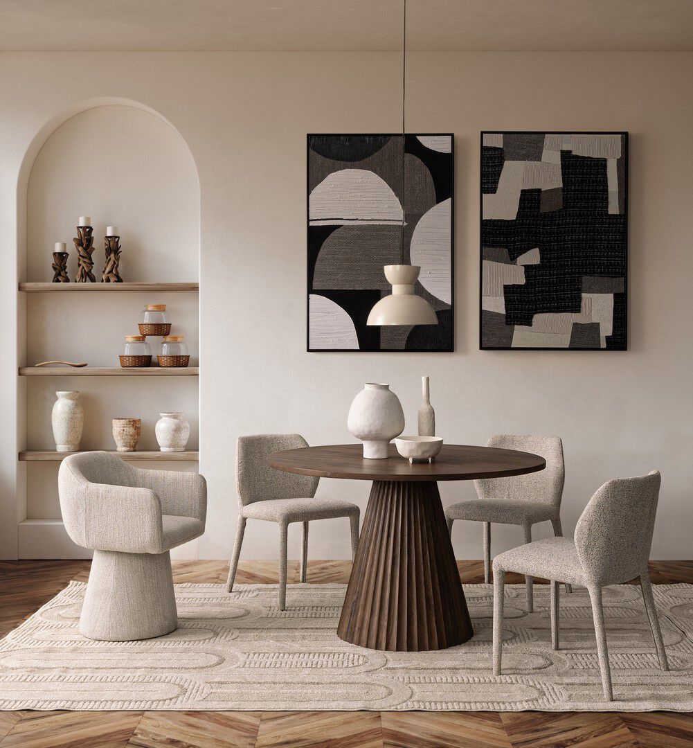 Круглый стол из манго BIZZOTTO Орисса ARCH-00039497 - Вид №1