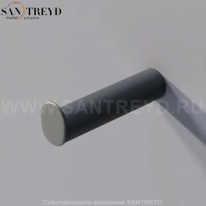 Agape DOT LINE Держатель для туалетной бумаги настенный черный ADTL0452.N