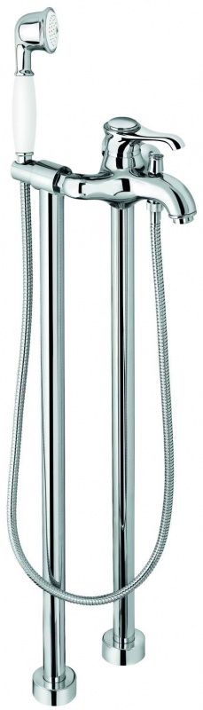 600128BR Напольный смеситель Tiffany с ручным душем для ванной, цвет бронза EMMEVI