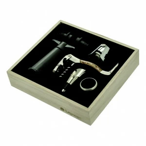 Винные аксессуары стальные 5 предметов серебро Legnoart LEGNOART ВИННЫЕ АКСЕССУАРЫ 00-3946396 Серебро