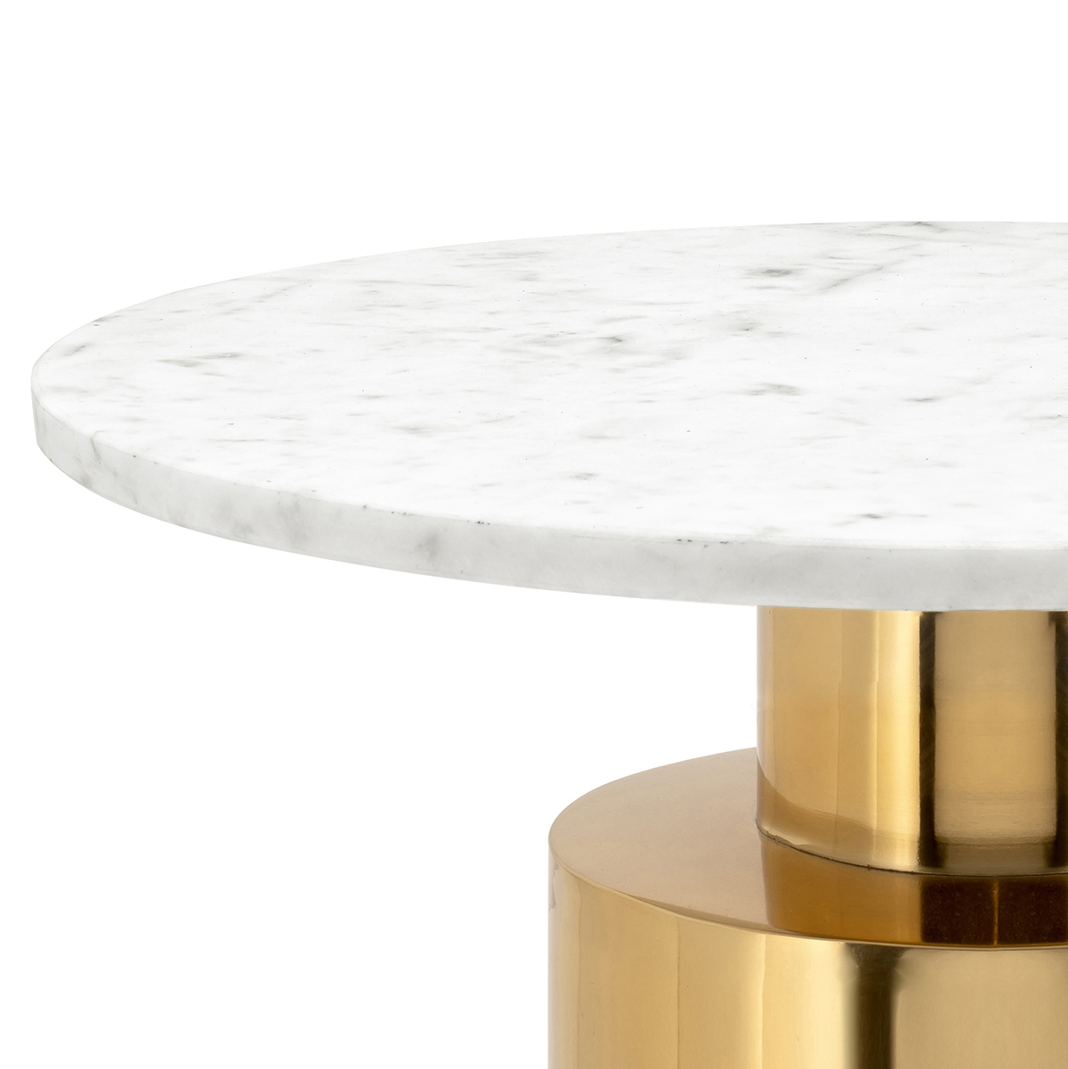 450271-18 ABHIKA КОФЕЙНЫЙ СТОЛ WHITE/GOLD  - Вид №1