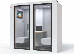 SBS Silence Business Solutions Акустическая будка с мультимедийным подключением для двух человек Procyon