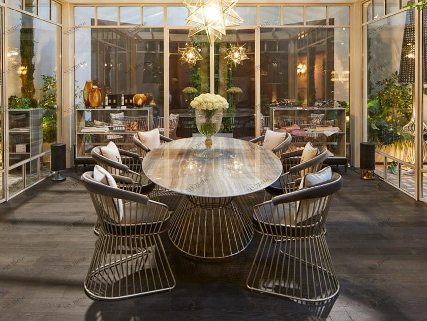 Samuele Mazza Outdoor Овальный садовый стол Yucca sun-id-1404327