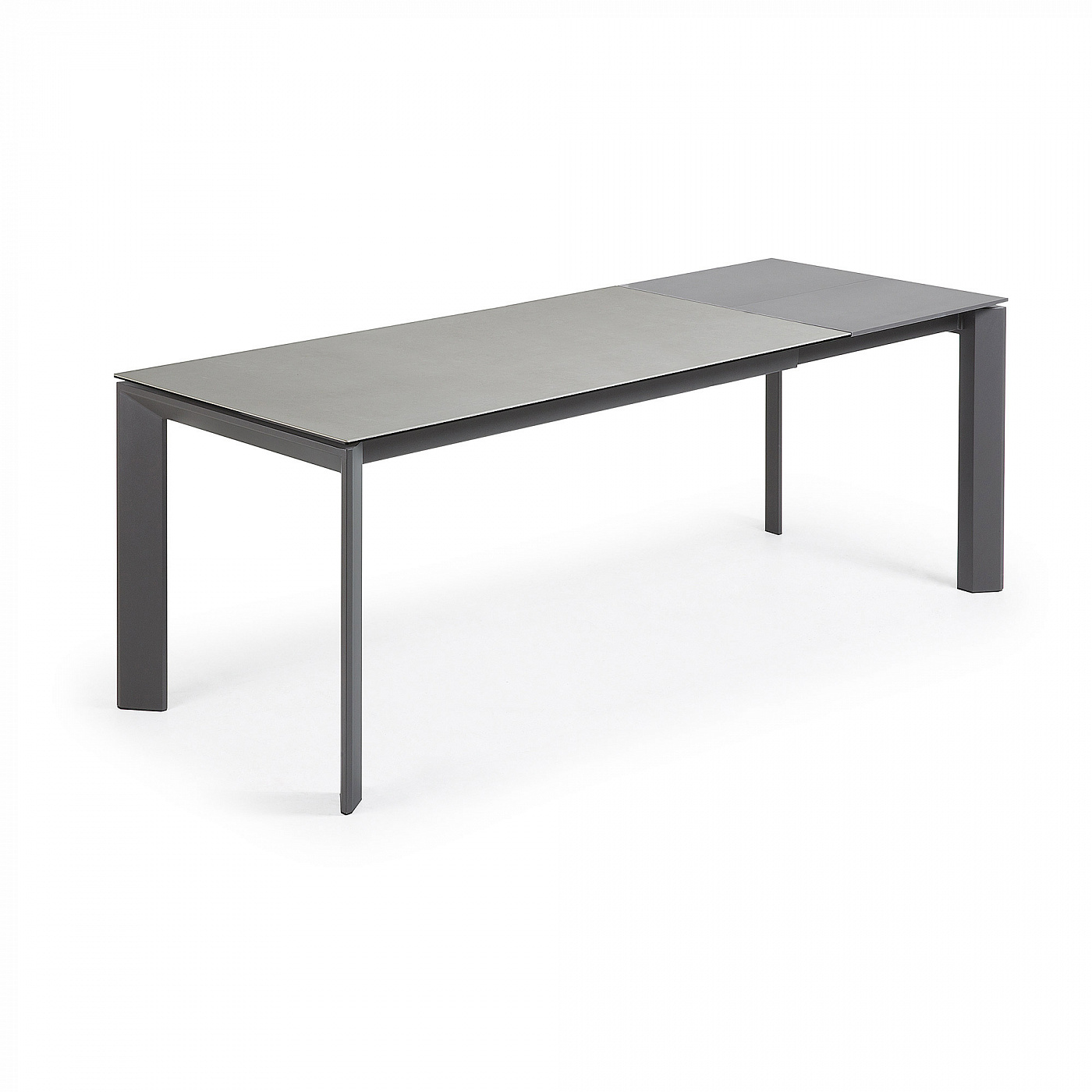 053504 Стол Atta 160 (220) x90 антрацит керамика La Forma Axis - Вид №2