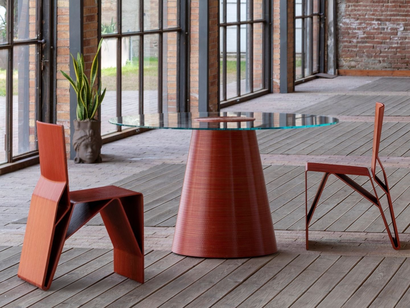 Пластиковый стол с 3D-печатью Mediterranea Design ERICE ARCH-00018458 - Вид №1