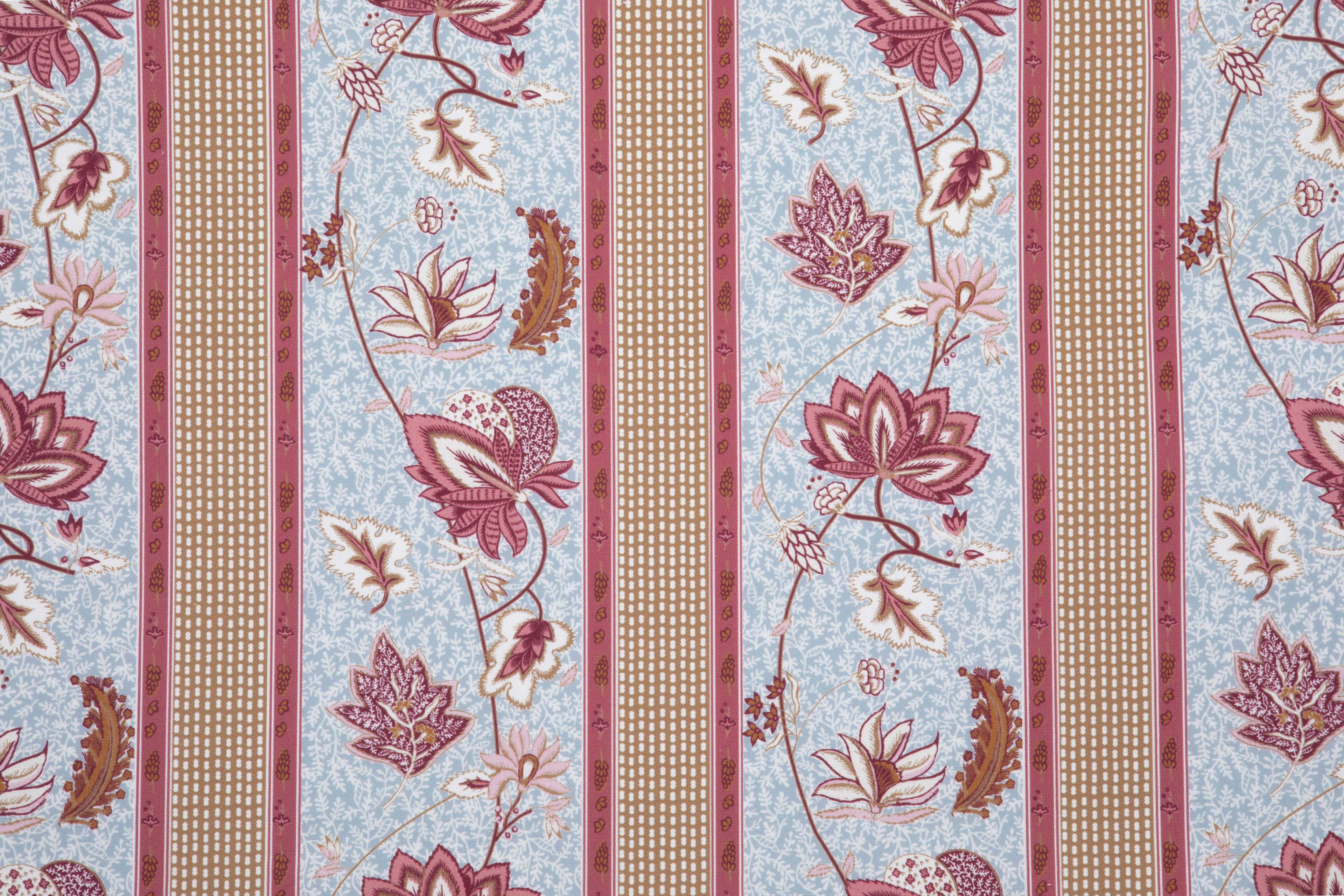 Хлопчатобумажная ткань с цветочным рисунком LELIEVRE Quenin-Belle Époque ARCH-00124598 - Вид №26