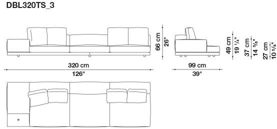 B&B Italia Кожаный диван Dock sun-id-1441060 - Вид №191