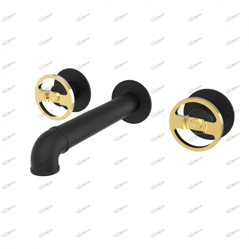 PM2524M123 Смеситель для раковины настенный на 3 отверстия Boutique Martí 1921 Marti 1921 