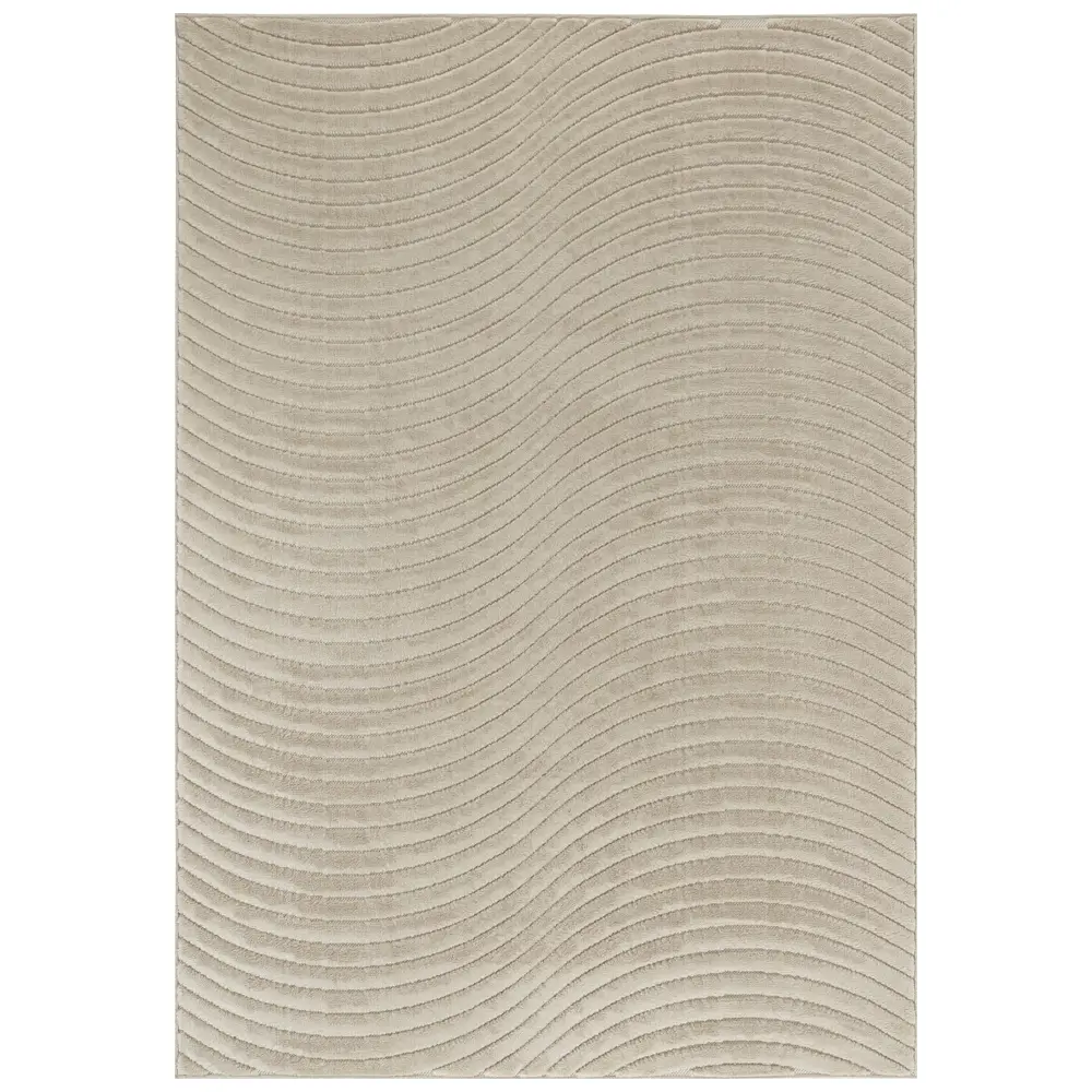 CTIM Ковер Луна с рельефным ворсом в бежевых тонах 80x150 см 89360180 STLM-1380084 - Вид №1