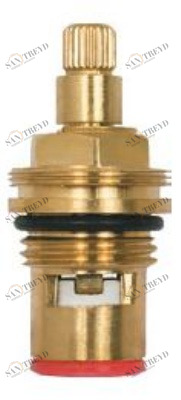 Кран-букса 1/2 кер. 24 шлица  двойн. нить 3703.24 3703.24 Santreyd 1117291