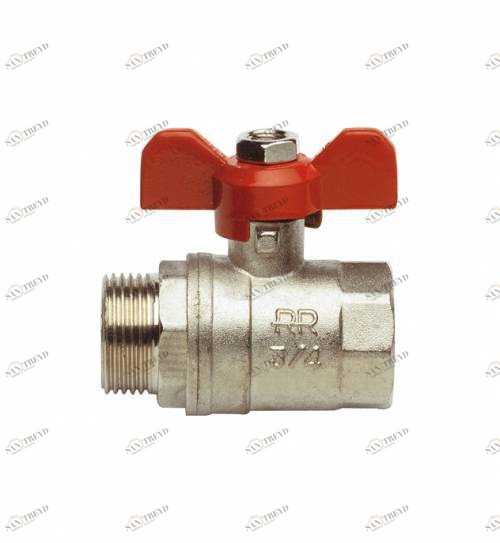 Кран шаровый 3/4 RR_гш бабочка 365МF 365МF REMER 181174