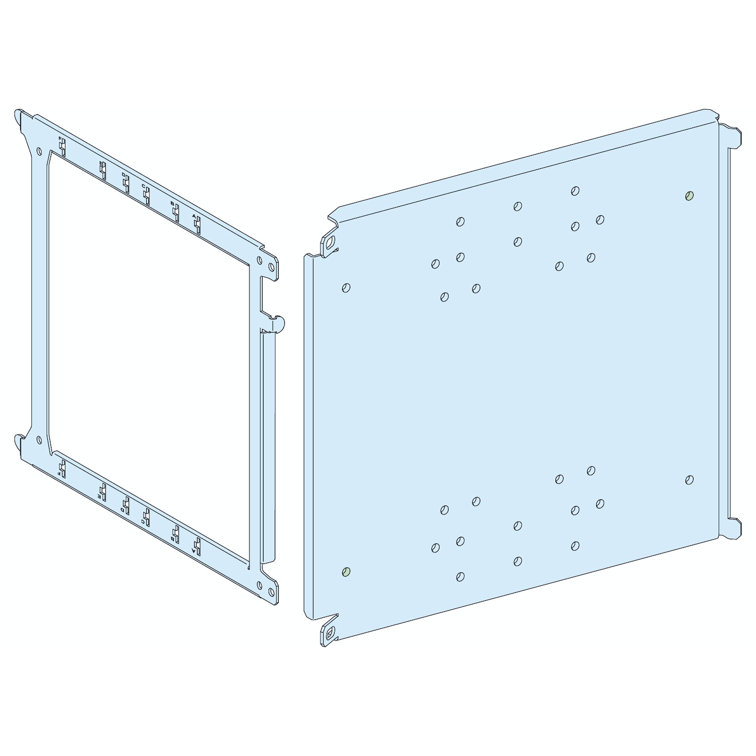 03487 М.ПЛ.ВЕРТ. INS/NS630-NS1600 Ш=400ММ Schneider Electric PRISMA P 
